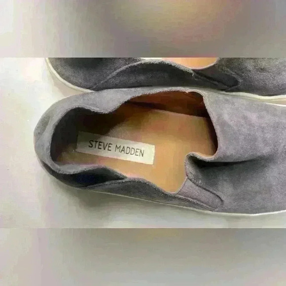 STEVE MADDEN FAYNA GRAY SLIP ON SHOES, LOAFER, WOMWN’S SIZE 8.5 - Picture 3 of 5
